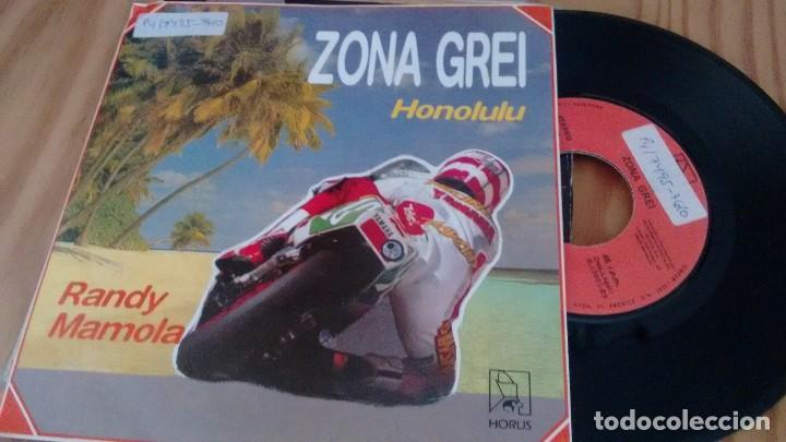 Discos de vinilo: SINGLE (VINILO) DE ZONA GREI A&Ntilde;OS 80 - Foto 1