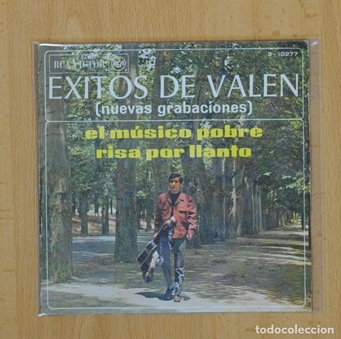 Discos de vinilo: VALEN - EL MUSICO POBRE / RISA POR LLANTO - SINGLE - Foto 1