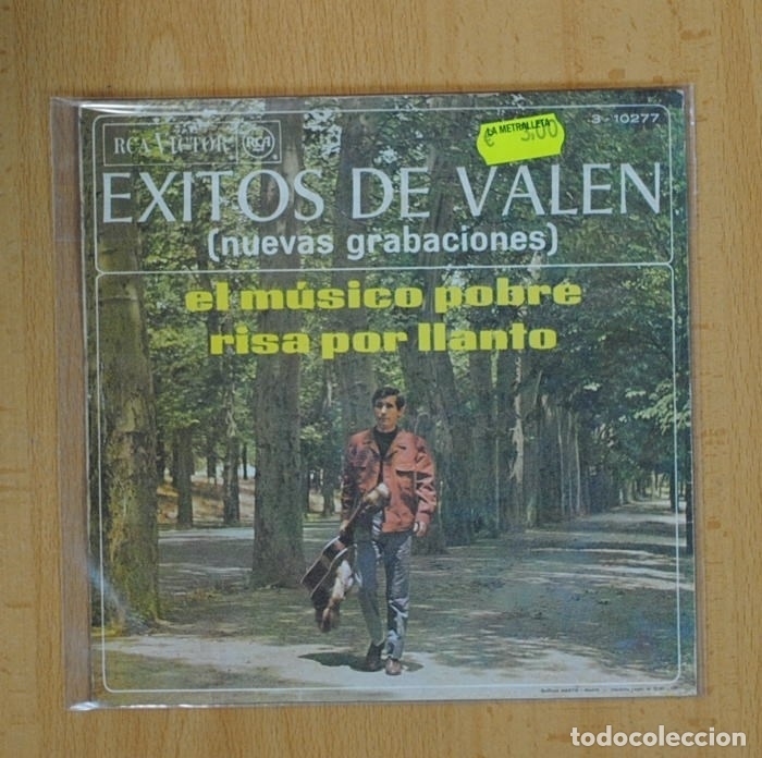 Discos de vinilo: VALEN - EL MUSICO POBRE / RISA POR LLANTO - SINGLE - Foto 2