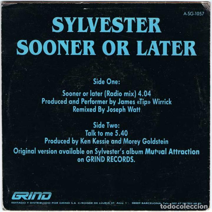 Discos de vinilo: Sylvester - Sooner or Later + Talk to me - Foto 2