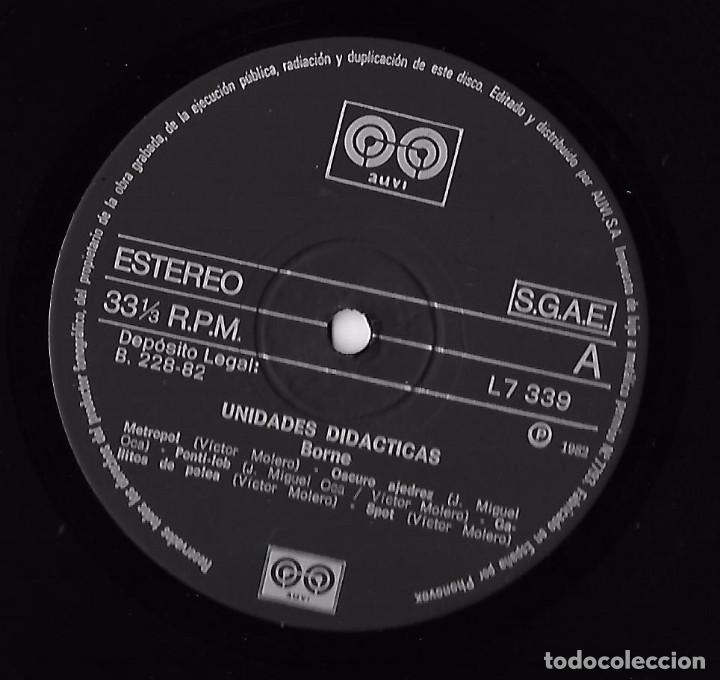 Discos de vinilo: BORNE: UNIDADES DID&Aacute;CTICAS - Foto 4