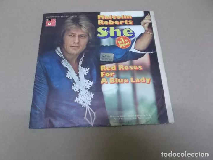 Discos de vinilo: MALCOLM ROBERTS (SN) SHE A&Ntilde;O 1974 - Foto 1