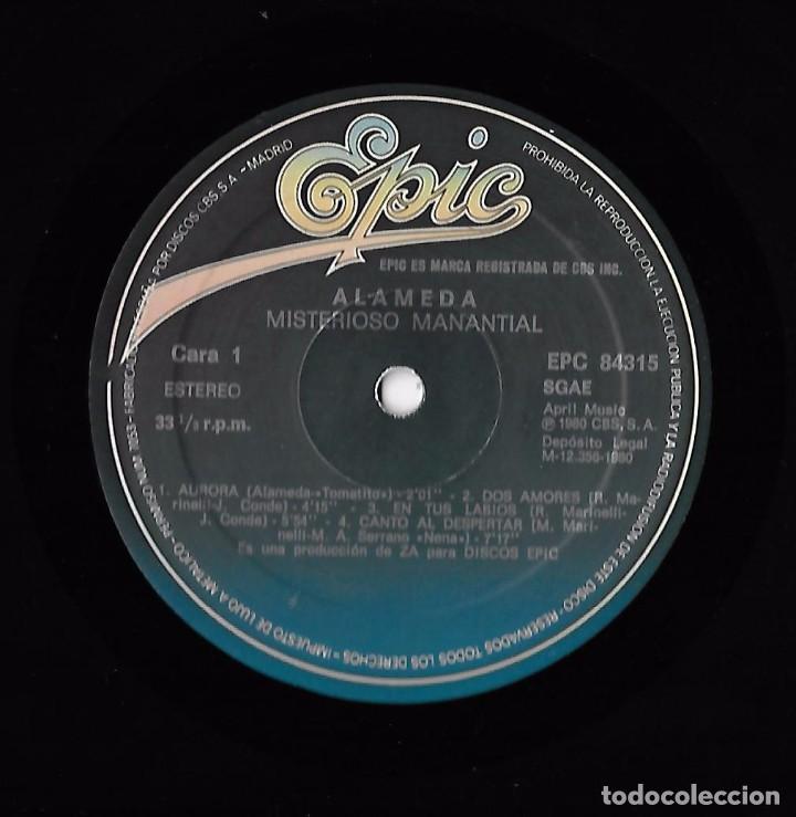 Discos de vinilo: ALAMEDA: MISTERIOSO MANANTIAL - Foto 4