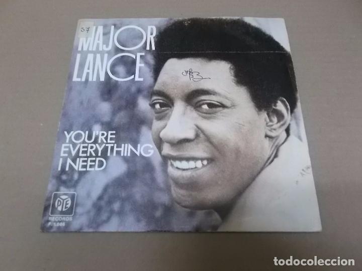 Discos de vinilo: MAJOR LANCE (SN) YOU&rsquo;RE EVERYTHING I NEED A&Ntilde;O 1975 - Foto 1