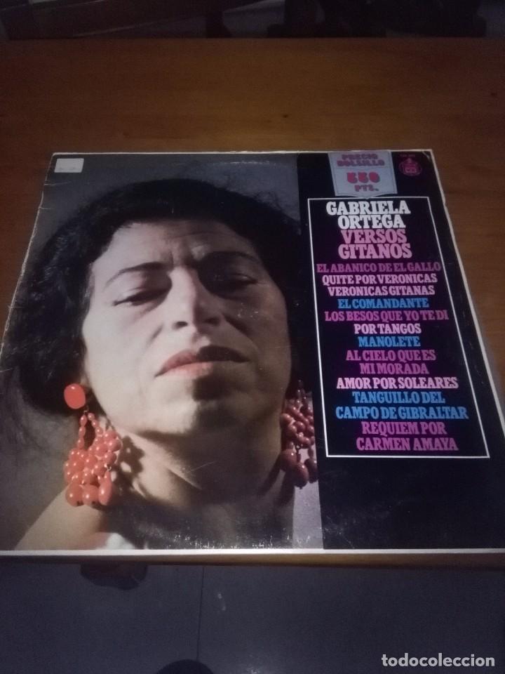 Discos de vinilo: GABRIELA ORTEGA. VERSOS GITANOS. C12V - Foto 1