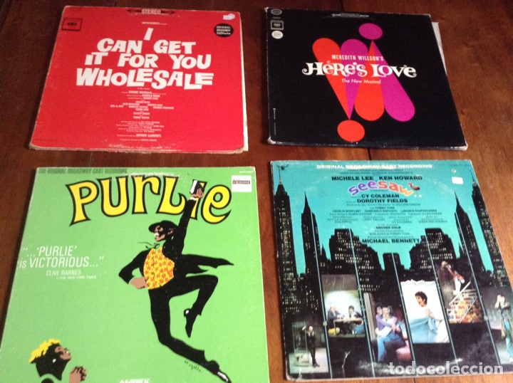 Discos de vinilo: Lote de 4 LP vinilos musicales - Foto 1