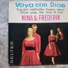 Discos de vinilo: NINA & FREDERIK - VAYA CON DIOS