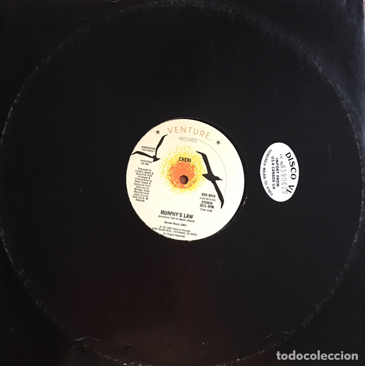 Discos de vinilo: Cheri. Murphy Law - Foto 1