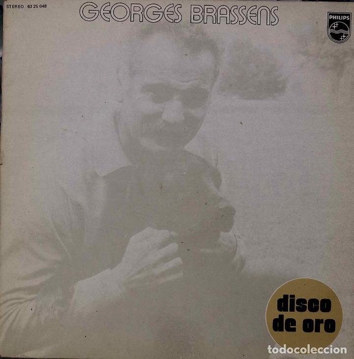 Discos de vinilo: GEORGE BRASSENS, DISCO DE ORO. LP ESPA&Ntilde;A - Foto 1