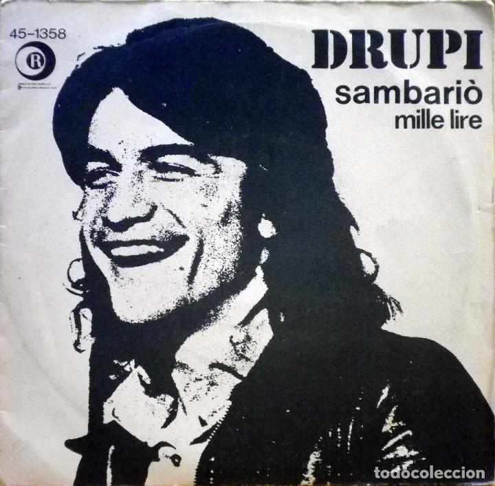 Discos de vinilo: Drupi - Sambario - Mille Lire - Foto 1