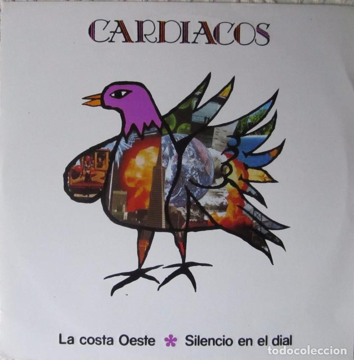 Discos de vinilo: CARDIACOS: LA COSTA OESTE / SILENCIO EN EL DIAL - Foto 1