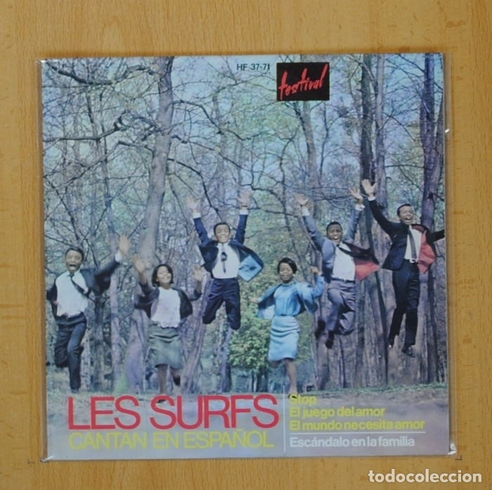 Discos de vinilo: LES SURFS - EL JUEGO DEL AMOR + 3 - EP - Foto 1