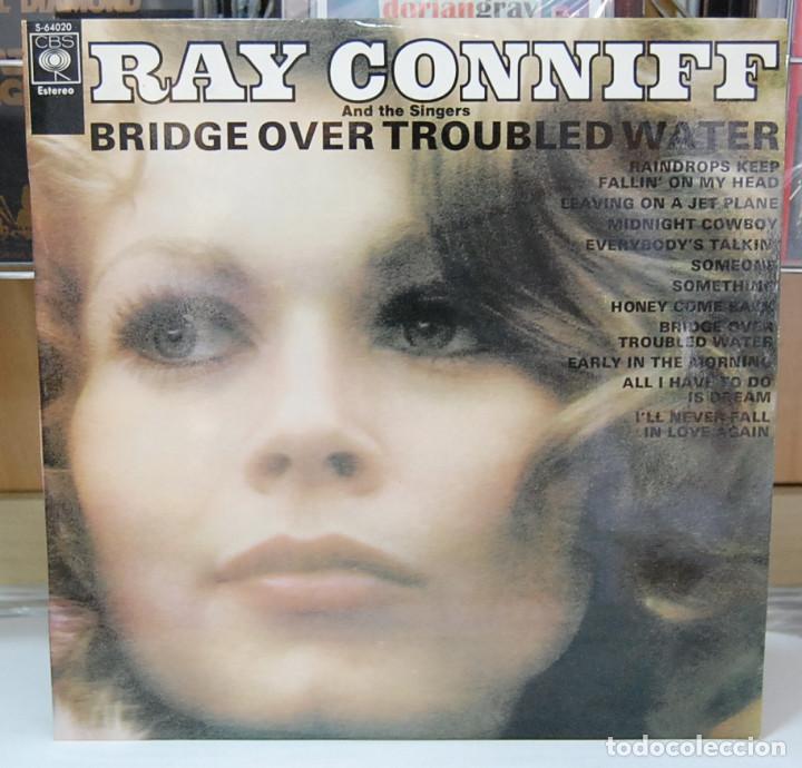 Discos de vinilo: Ray Conniiff. Bridge over troubled water. CBS 1970 - Foto 1