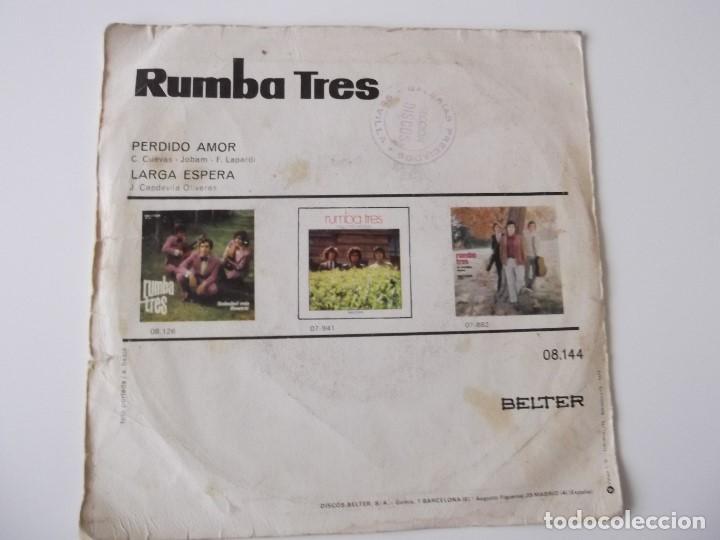 Discos de vinilo: RUMBA TRES - Perdido amor - Foto 2