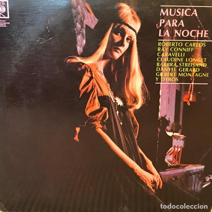 Discos de vinil: LP argentino de artistas varios M&uacute;sica para la noche a&ntilde;o 1972