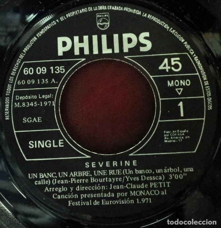 Discos de vinilo: Severine &ndash; Un Banc, Un Arbre, Une Rue / Viens - Foto 3