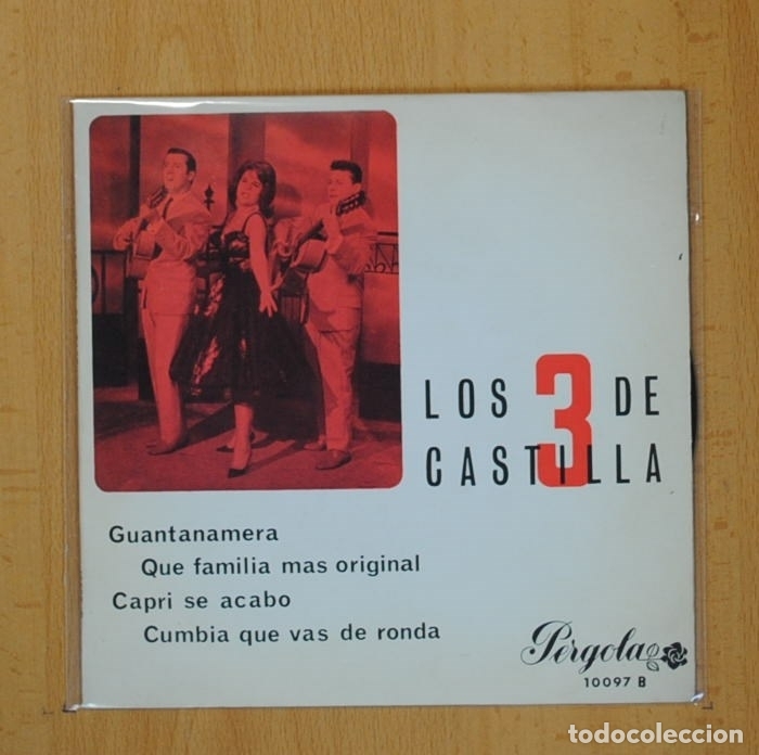 Discos de vinilo: LOS 3 DE CASTILLA - GUANTANAMERA + 3 - EP - Foto 1