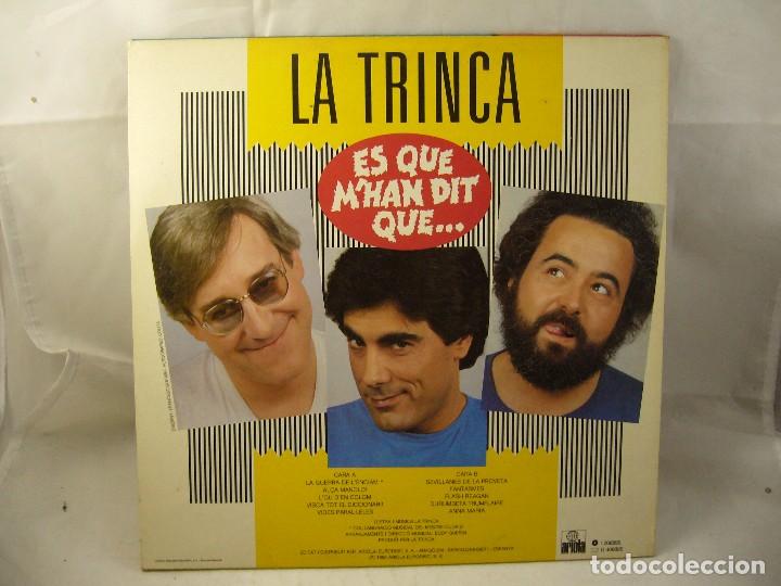 Discos de vinilo: LA TRINCA ES QUE MHAN DIT QUE (ARIOLA, 1985) - Foto 2