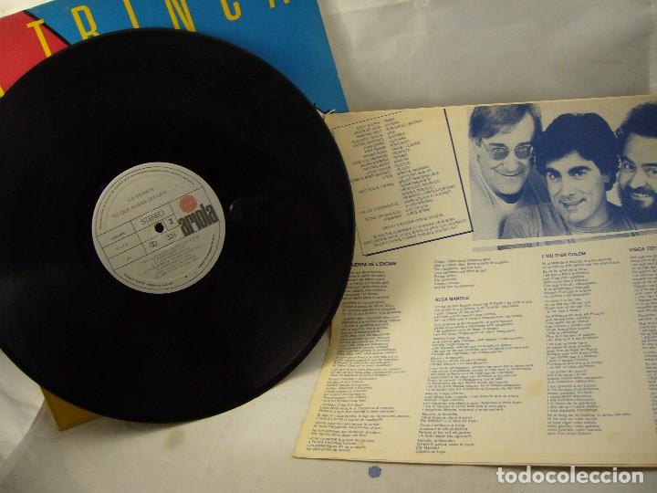 Discos de vinilo: LA TRINCA ES QUE MHAN DIT QUE (ARIOLA, 1985) - Foto 3