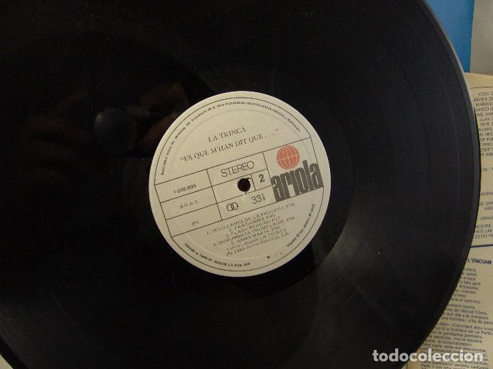 Discos de vinilo: LA TRINCA ES QUE MHAN DIT QUE (ARIOLA, 1985) - Foto 4