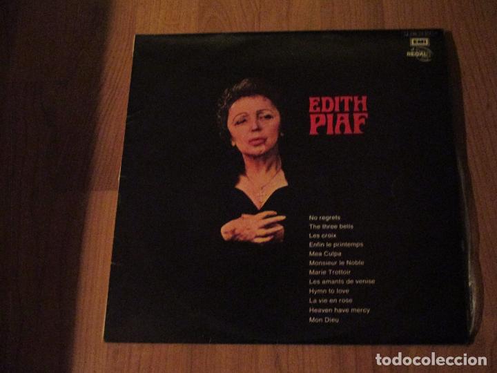 Discos de vinilo: EDITH PIAF - EDITH PIAF - EMI REGAL - SPAIN - T - - Foto 1