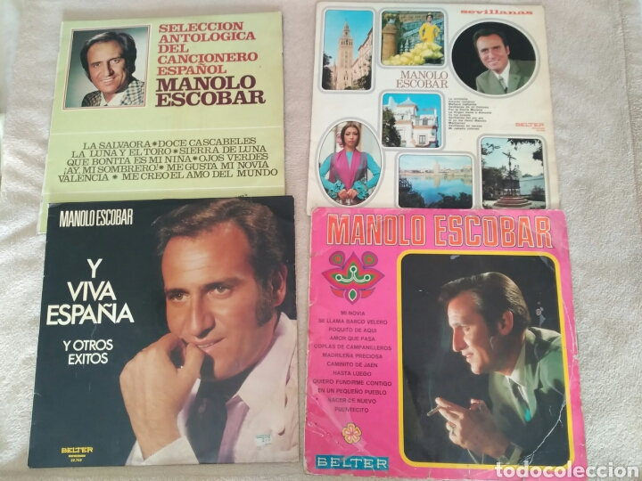 Discos de vinilo: LOTE LPS MANOLO ESCOBAR - Foto 1