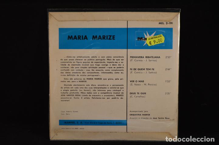 Discos de vinilo: MARIA MARIZE - PRIMAVERA RIBATEJANA +3 - EP - Foto 2