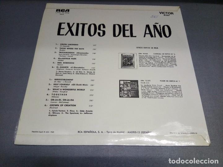Discos de vinilo: 918- EXITOS DEL A&Ntilde;O -VINILO LP - PORTADA VG ++ DISCO VG ++ - Foto 2