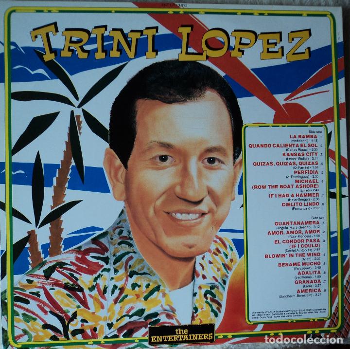 Discos de vinilo: Trini L&oacute;pez - La Bamba - Edici&oacute;n de 1986 de Italy - Foto 2