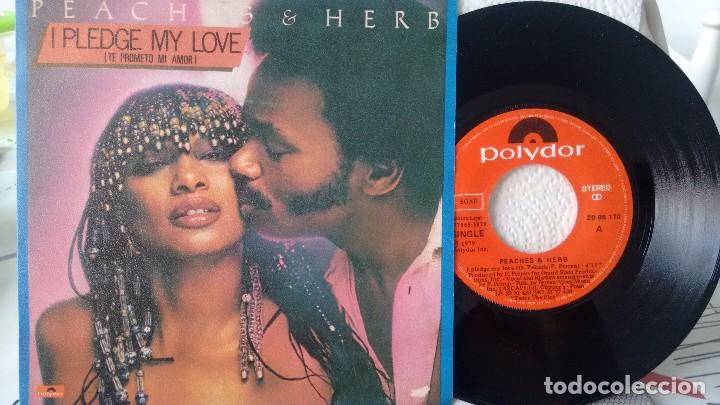 Discos de vinilo: SINGLE (VINILO) DE PEACHES & HERB A&Ntilde;OS  70 - Foto 1