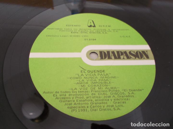 Discos de vinilo: EL DUENDE . LA VIDA PASA - Foto 3