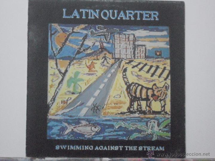 Disques de vinyle: Latin Quarter-Swimming Against The Stream (lp.	RCA.1989) similar: paul simon, peter gabriel...