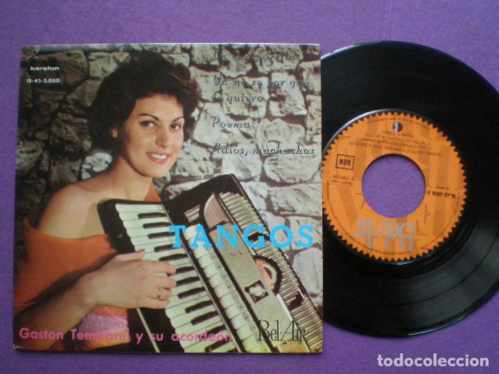 Disques de vinyle: GASTON TEMPOREL -La Cumparsita +3 - EP IBEROFON/BEL AIR 1962 // TANGOS TANGO