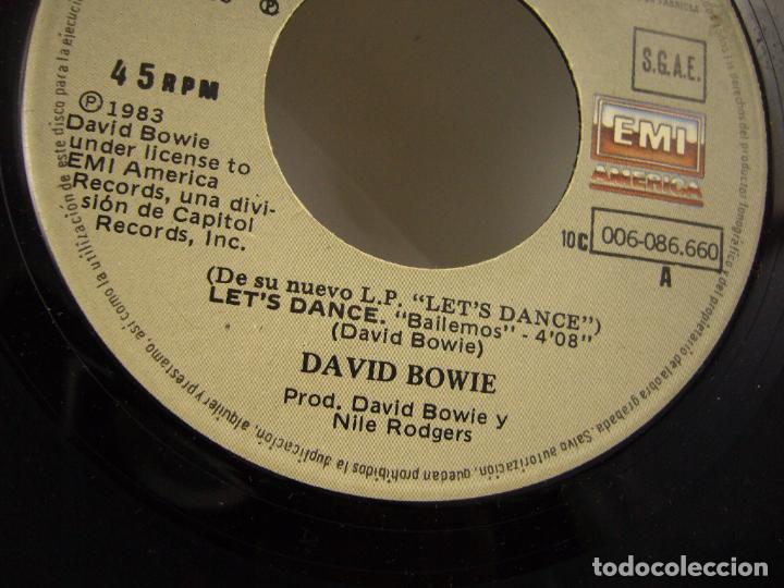 Discos de vinilo: David Bowie Bailemos Maxie 1983 - Foto 2