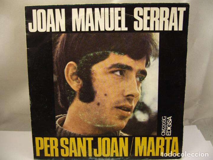 Discos de vinilo: JOAN MANUEL SERRAT PER SANT JOAN EP 1968 - Foto 1