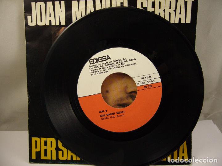 Discos de vinilo: JOAN MANUEL SERRAT PER SANT JOAN EP 1968 - Foto 4