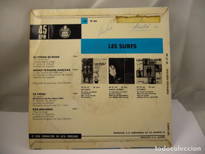 Discos de vinilo: LES SURF CANTAN EN ESPA&Ntilde;OL - 4 TEMAS - Foto 2