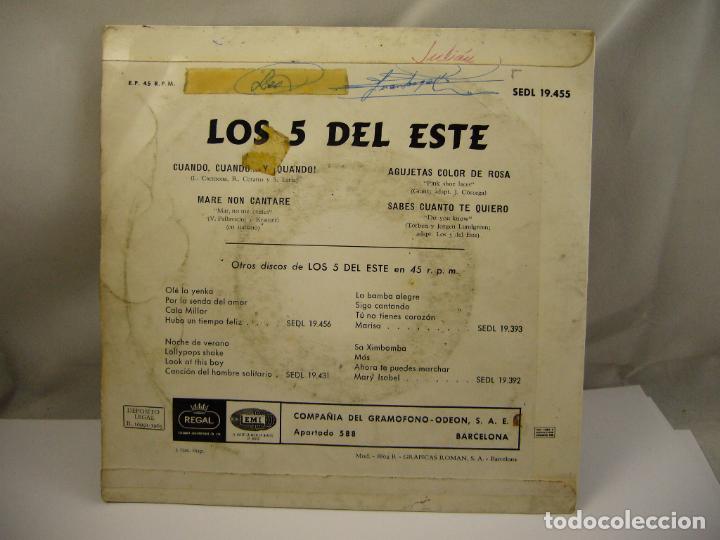 Discos de vinilo: Los 5 Del Este ?&ndash; Cantan El Nuevo Ritmo El Quando - Foto 2