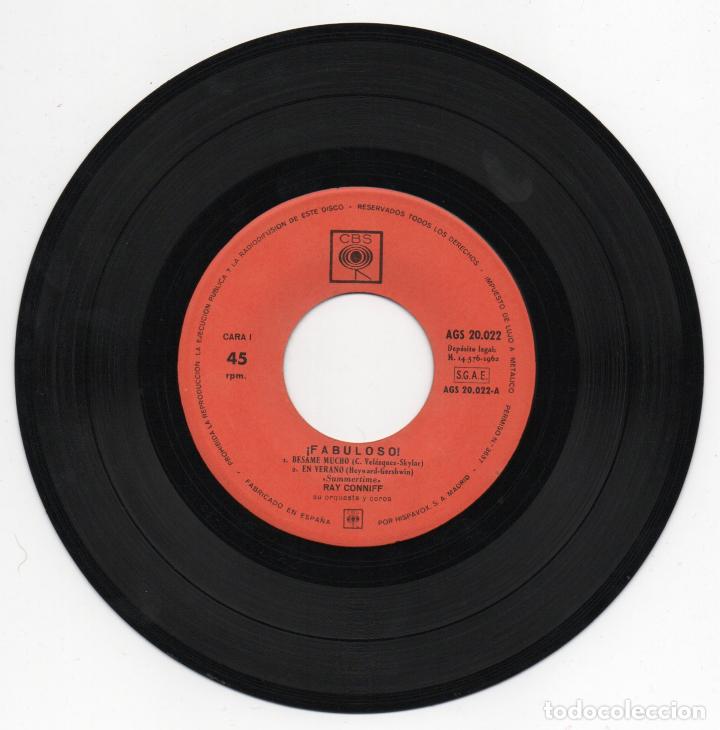Discos de vinilo: DISCO EP 45 RPM - RAY CONNIFF (AGS 20022) - Foto 2