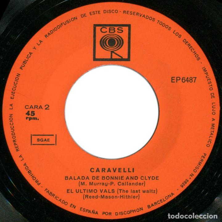 Discos de vinilo: Caravelli &ndash; La, La, La - Ep Spain 1968 - CBS EP 6487 - Foto 4