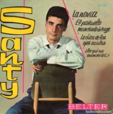 Discos de vinilo: SANTY, EP, LA NOVIA + 3, AÑO 1961. Lote 91524405