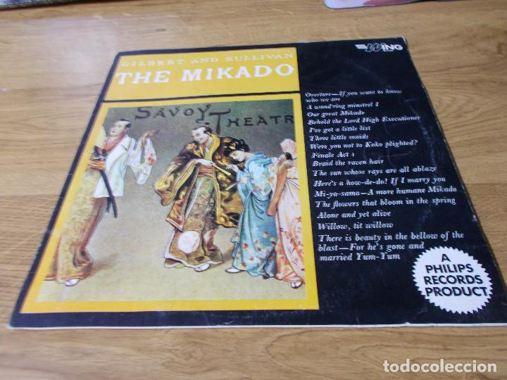 Discos de vinilo: GILBERT AND SULLIVAN. THE MIKADO - Foto 1