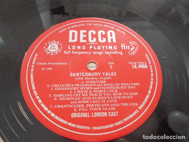 Discos de vinilo: CANTERBURY TALES - Foto 4