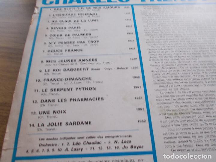 Discos de vinilo: CHARLES TRENET. VOLUME 2 - Foto 3