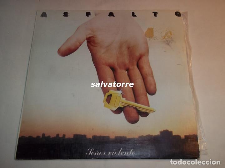 Vinyl records: ASFALTO.SE&Ntilde;OR VIOLENTO.LA HORA DE LOS PERROS.CHAPA DISCOS..H-33030.SINGLE