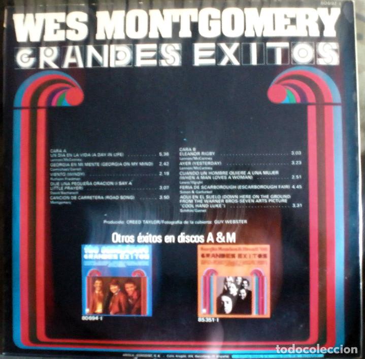 Discos de vinilo: Wes Montgomery - Grandes &eacute;xitos LP - Foto 2
