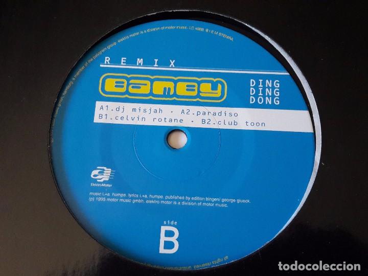 Discos de vinilo: Bamby - Ding Ding Dong (Remix) - 1995 - Foto 1