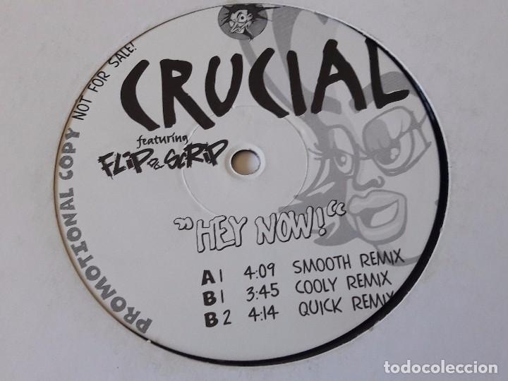 Discos de vinilo: Crucial Featuring Flip Da Scrip - Hey Now! - 1996 - Foto 1