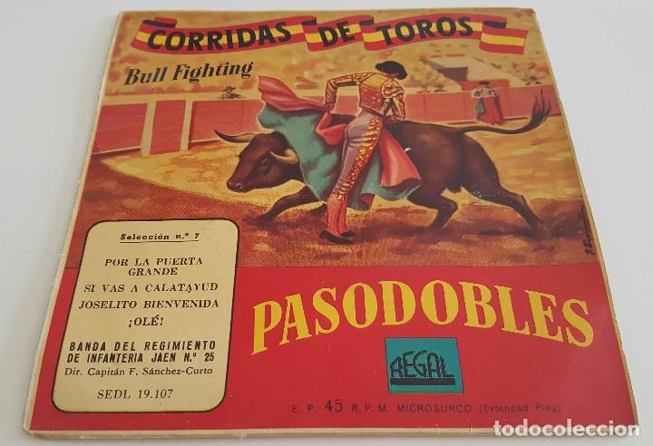 Discos de vinilo: VINILO MAXI SINGLE , PASODOBLES , CORRIDAS DE TOROS , BULL FIGHTING - Foto 1