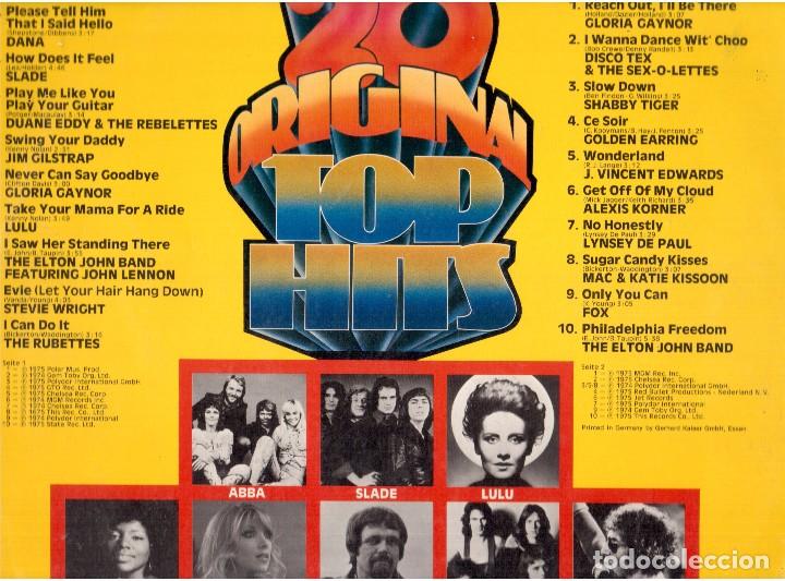 Discos de vinilo: VINILO 20 ORIGINAL TOP HNS - Foto 2